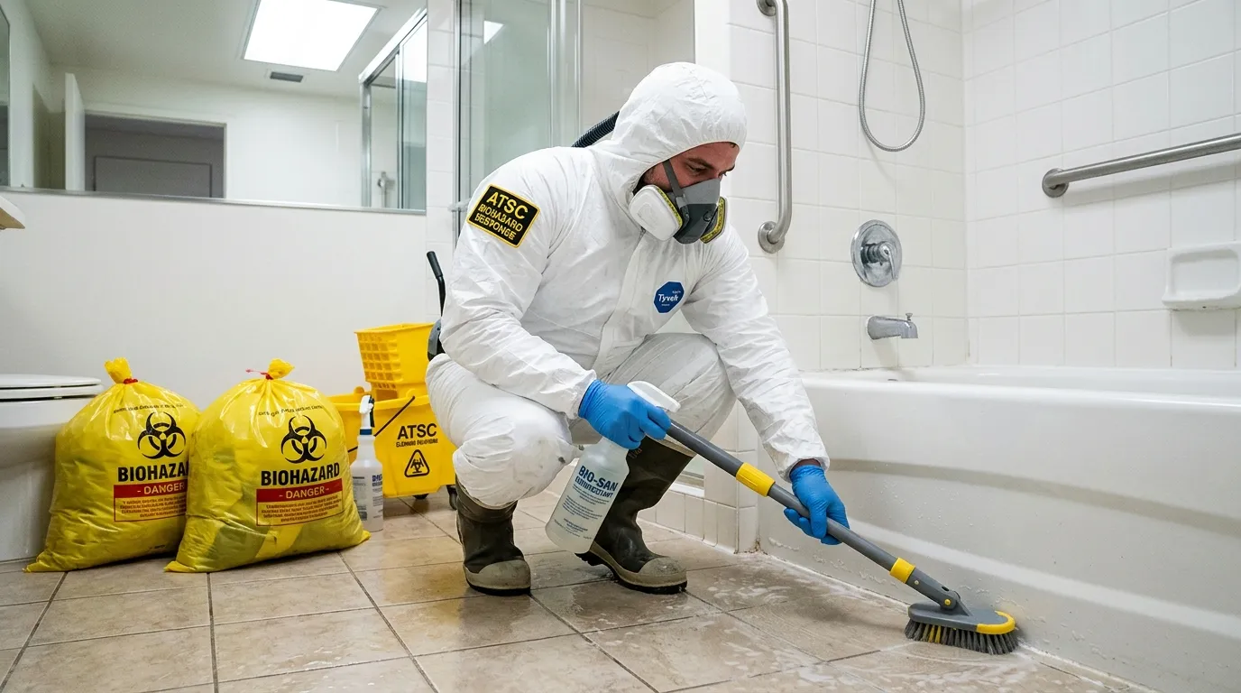 Decontamination equipment deployed for Blood Cleanup in Doylestown